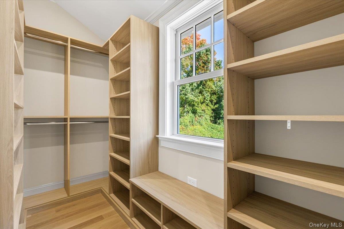 Custom fitted w/ window. Natural light.