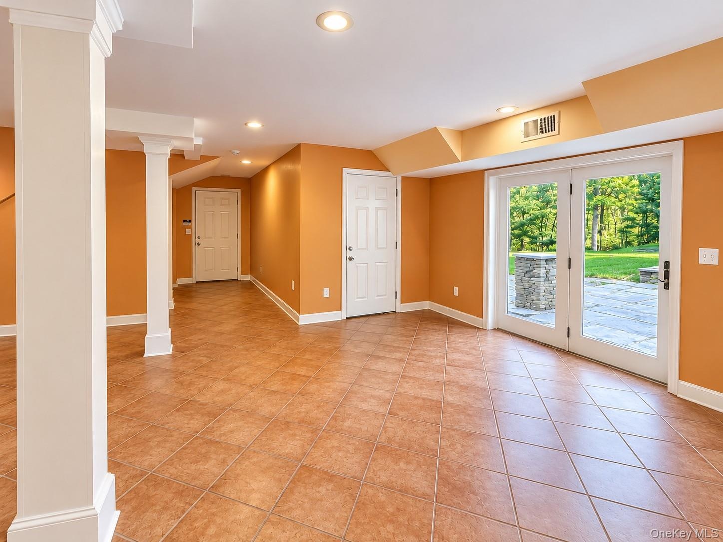 Spacious lower level