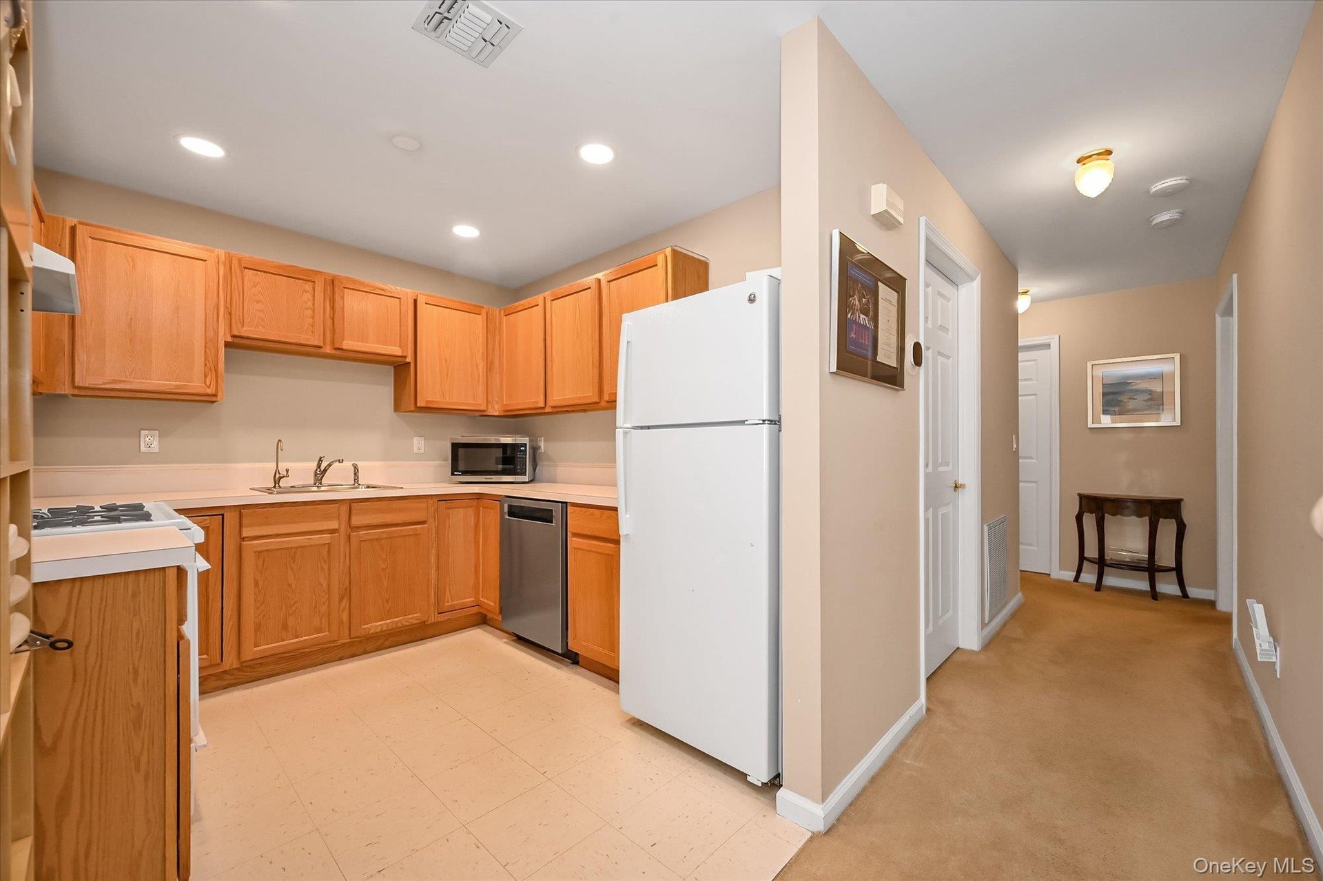 Open Concept Kitchen with new dishwasher