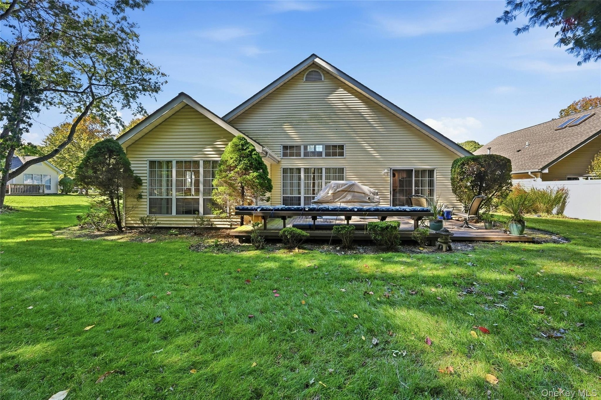 Back of home and Deck