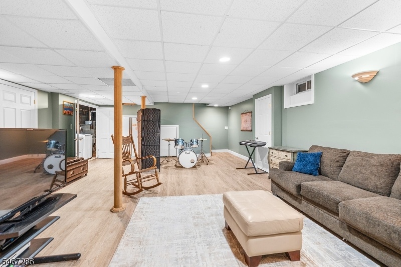 basement family room