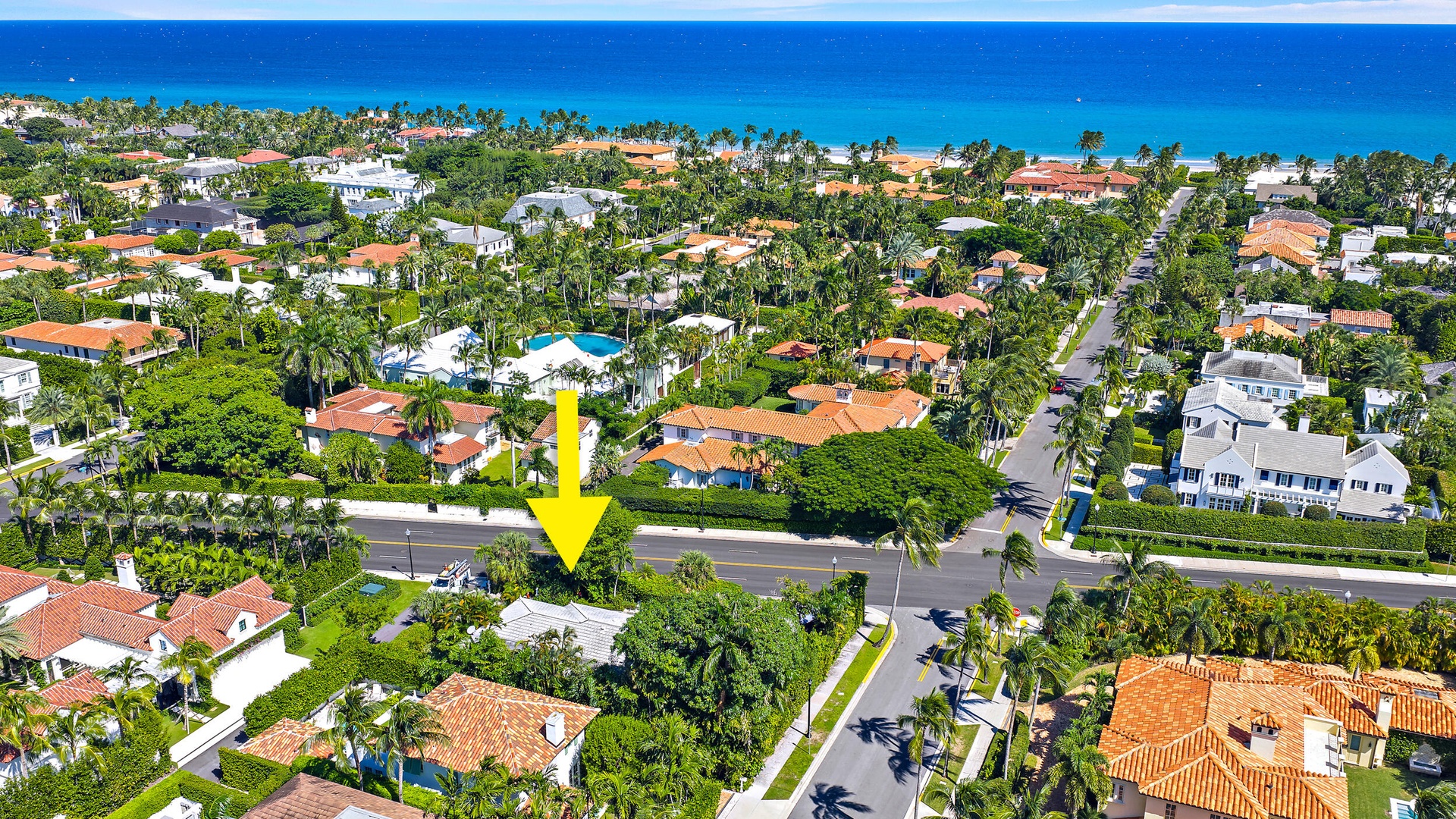 One block from the beach with access.