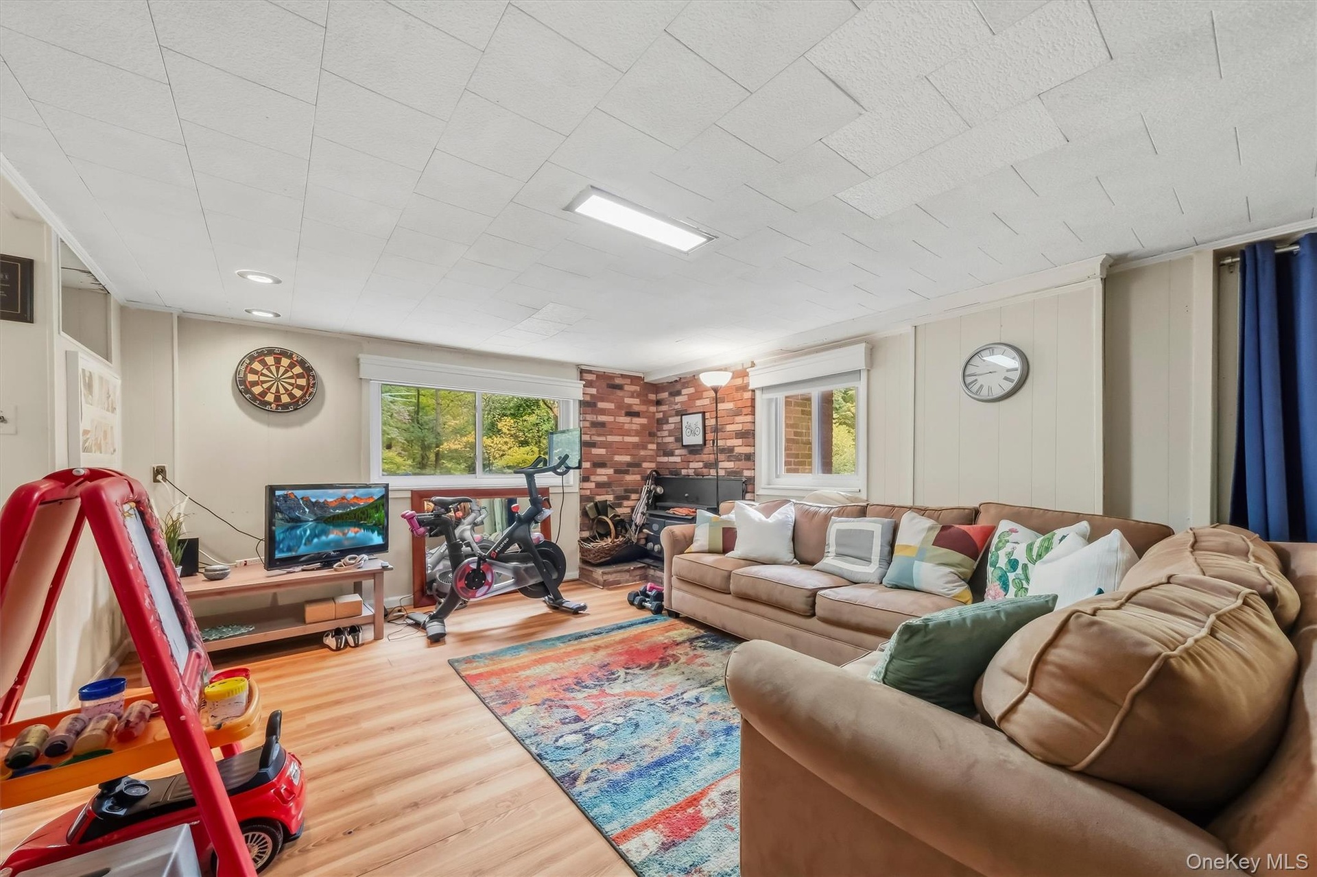 Finished basement offers so many lifestyle options.