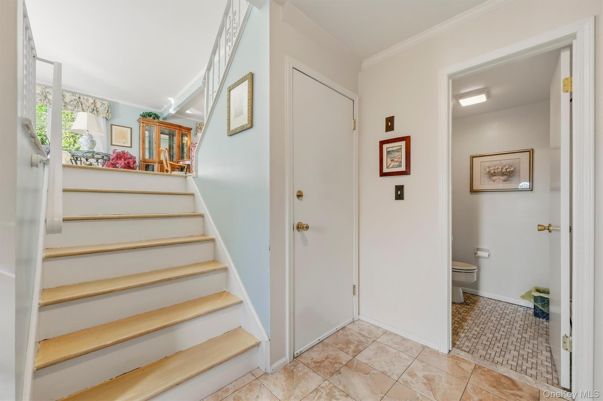 lower level hallway