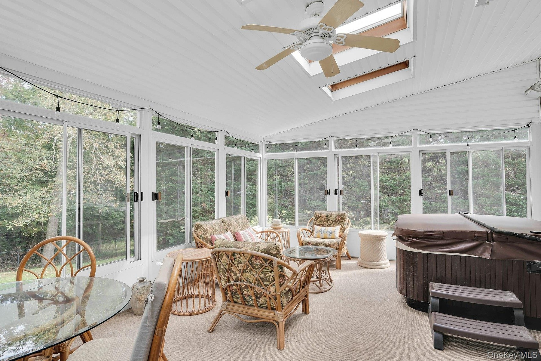 Three season sun room.