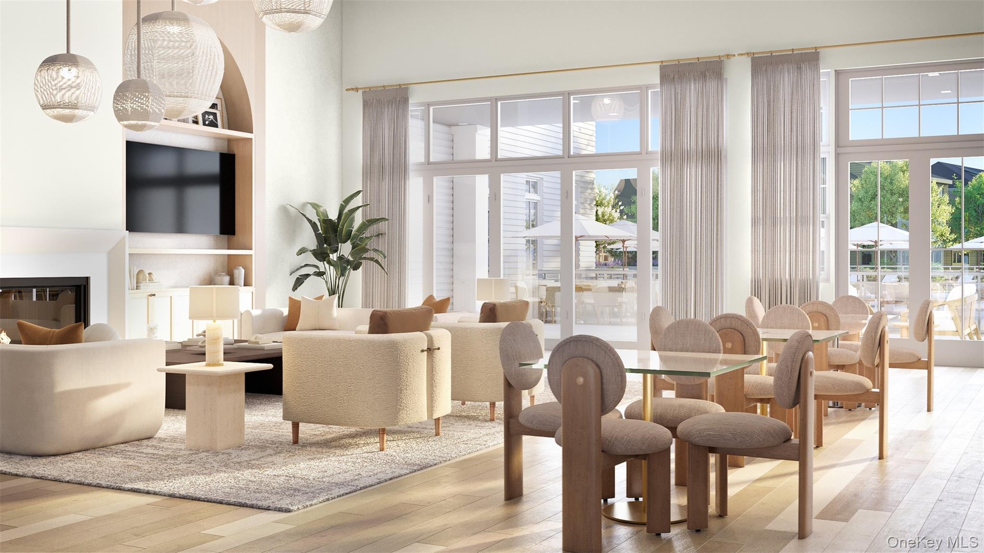 Clubhouse Lounge rendering