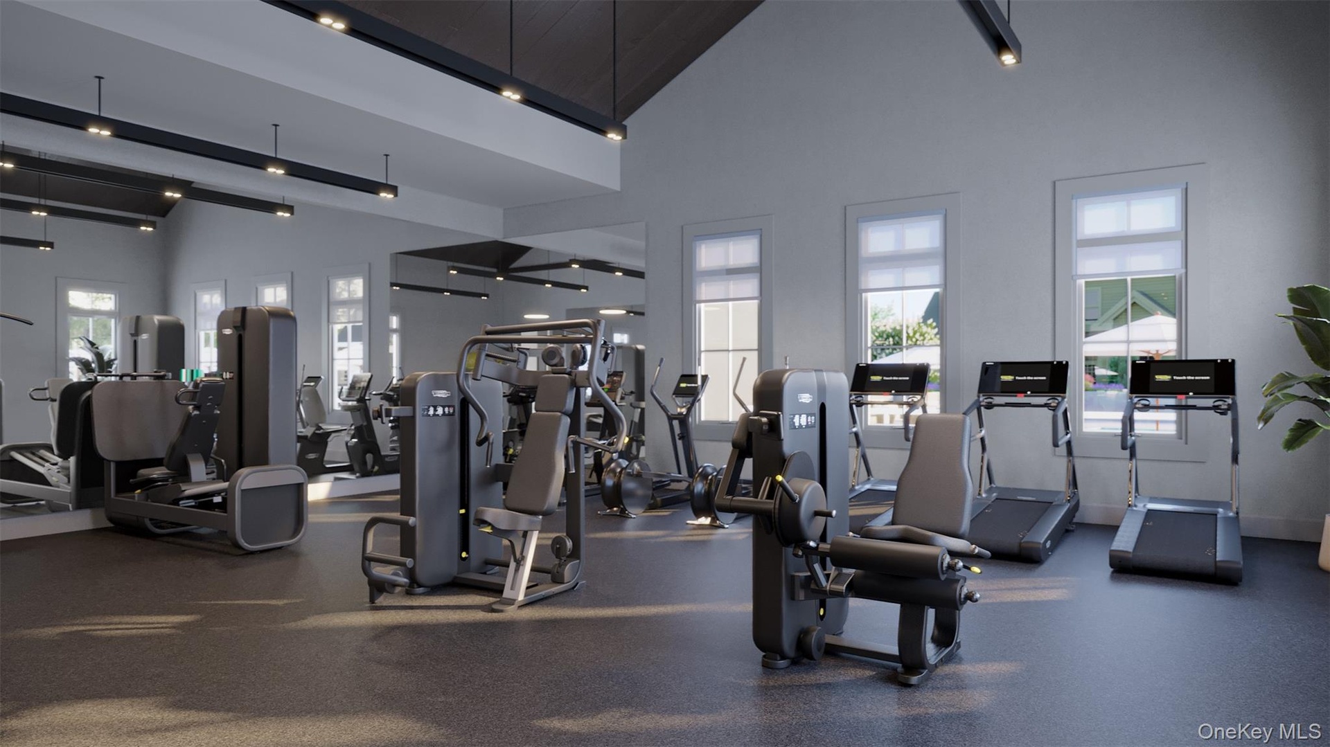 Clubhouse Fitness Center rendering