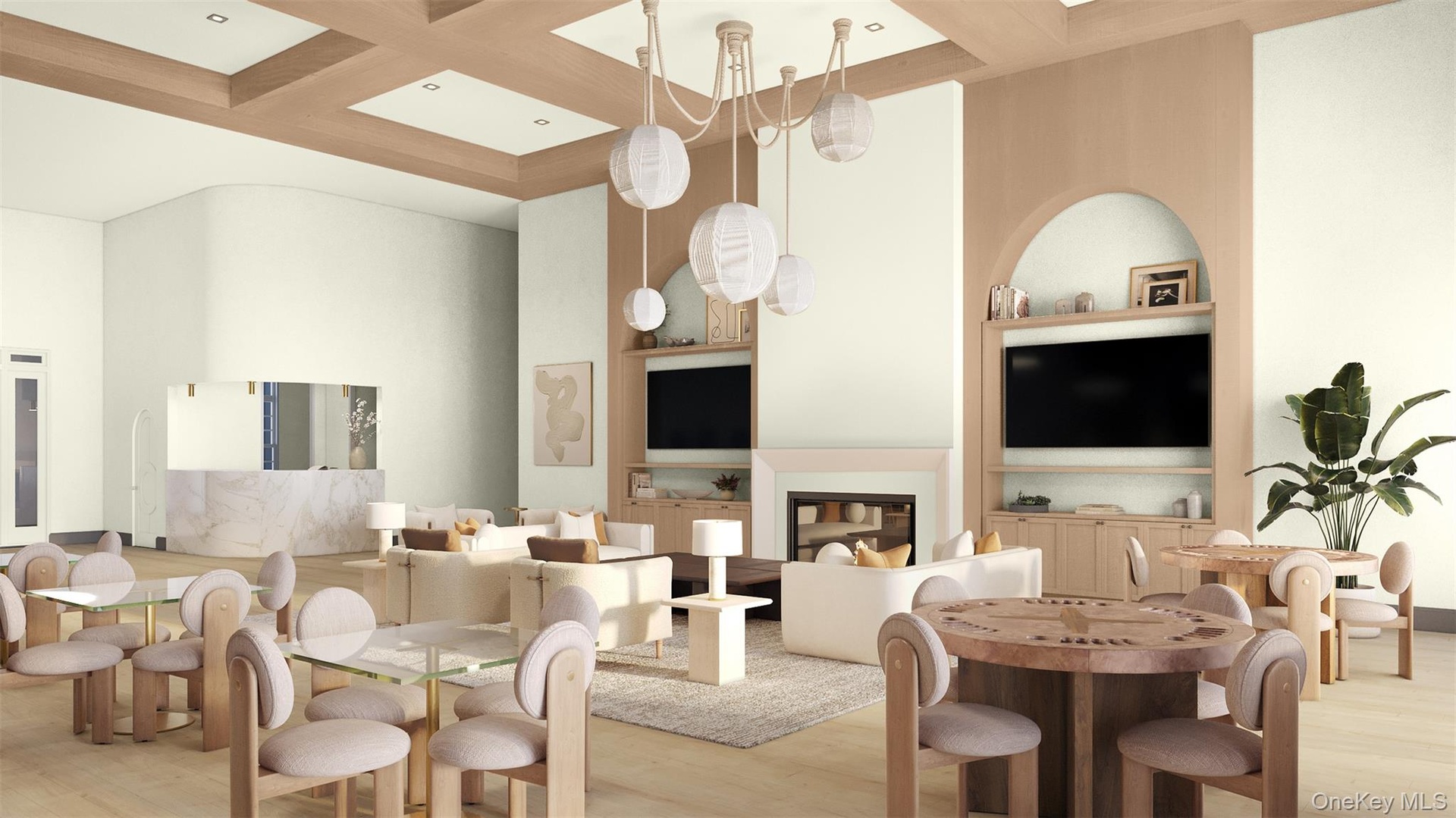 Clubhouse Lounge rendering