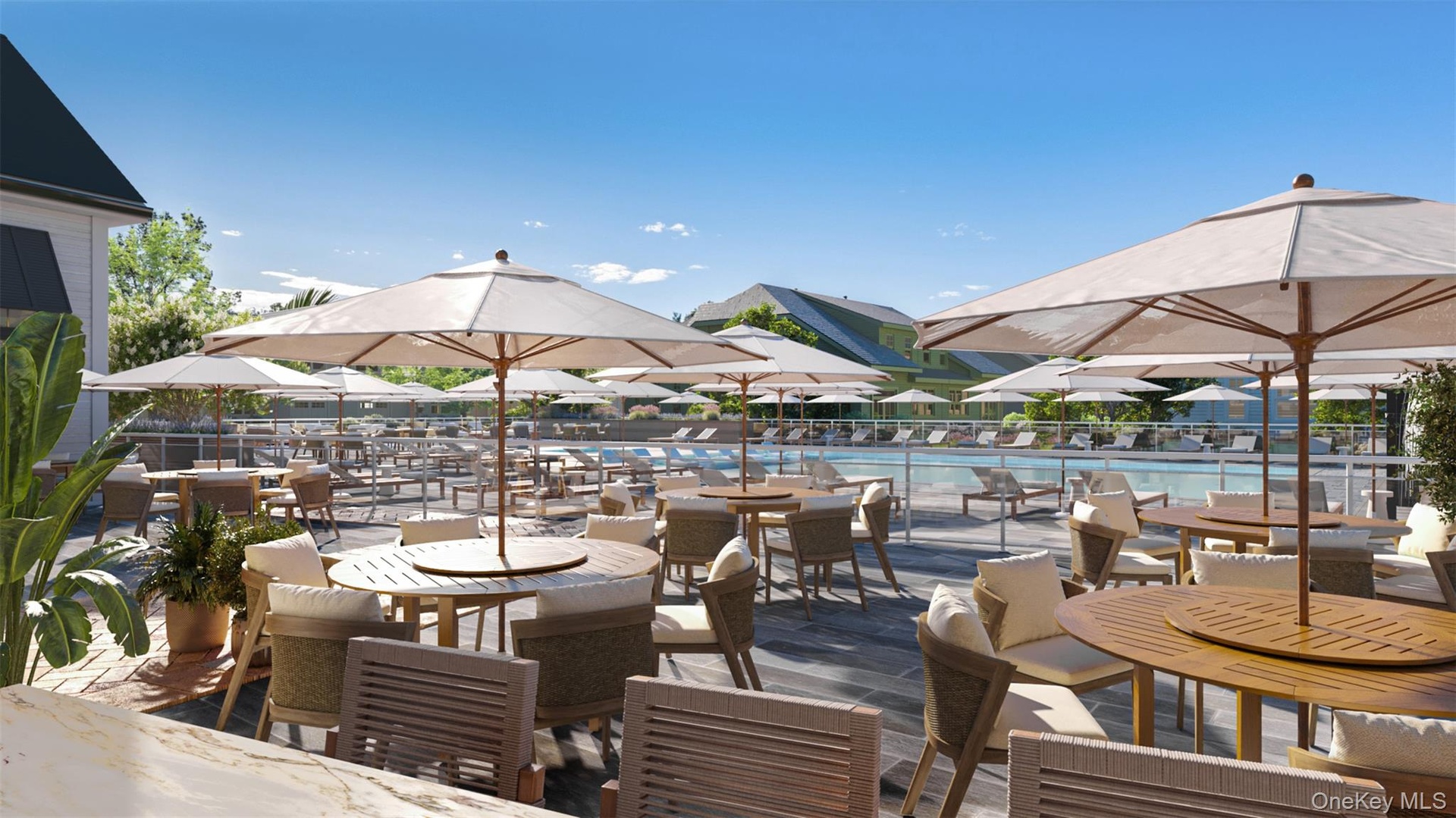 Clubhouse Outdoor Bar rendering