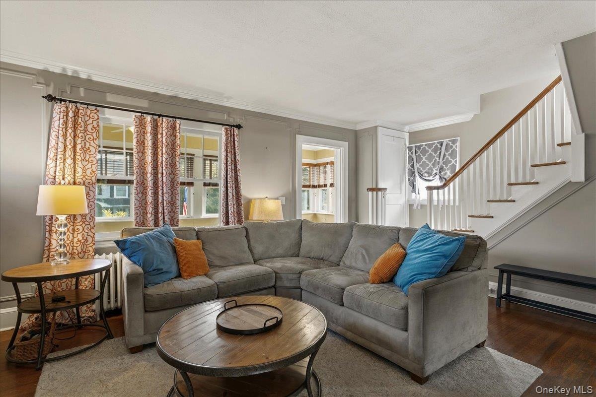 Looking into sitting room