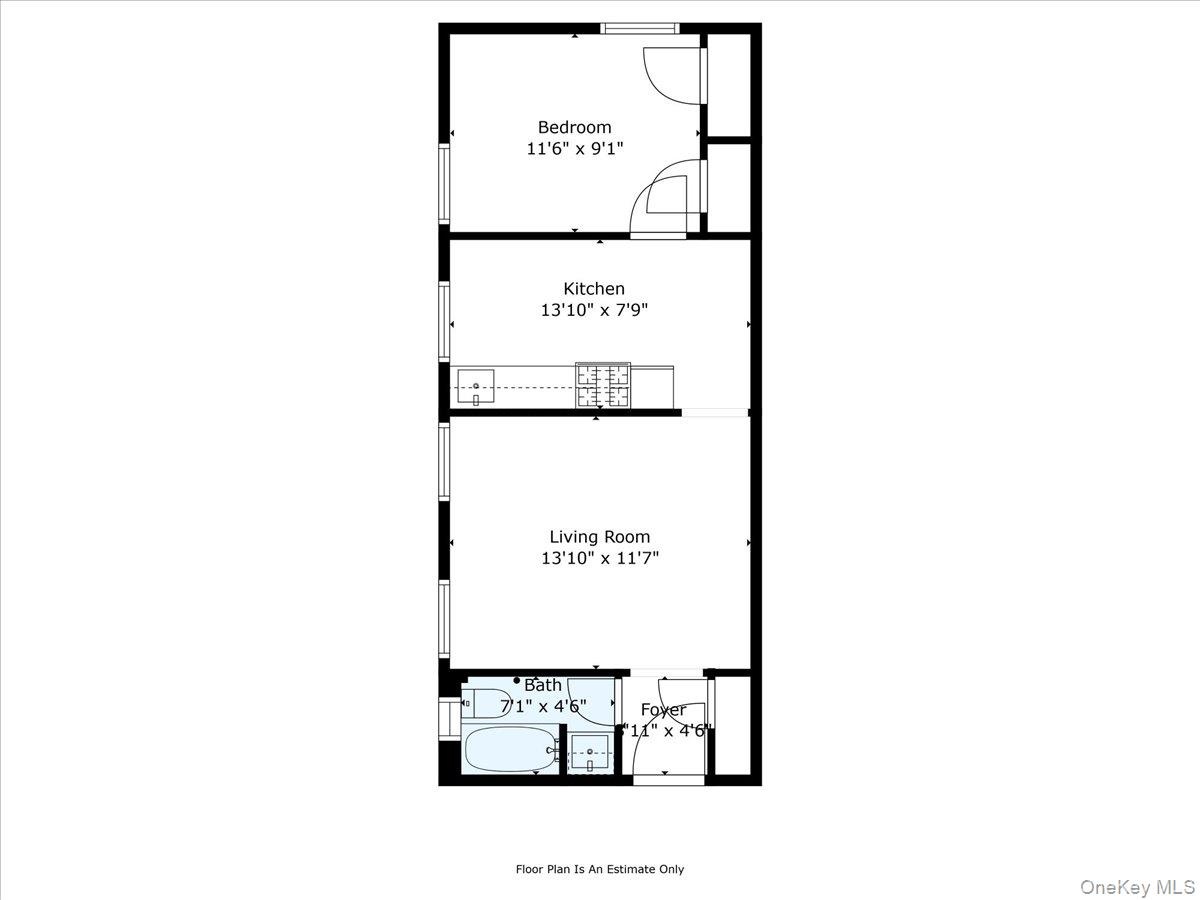 View of room layout