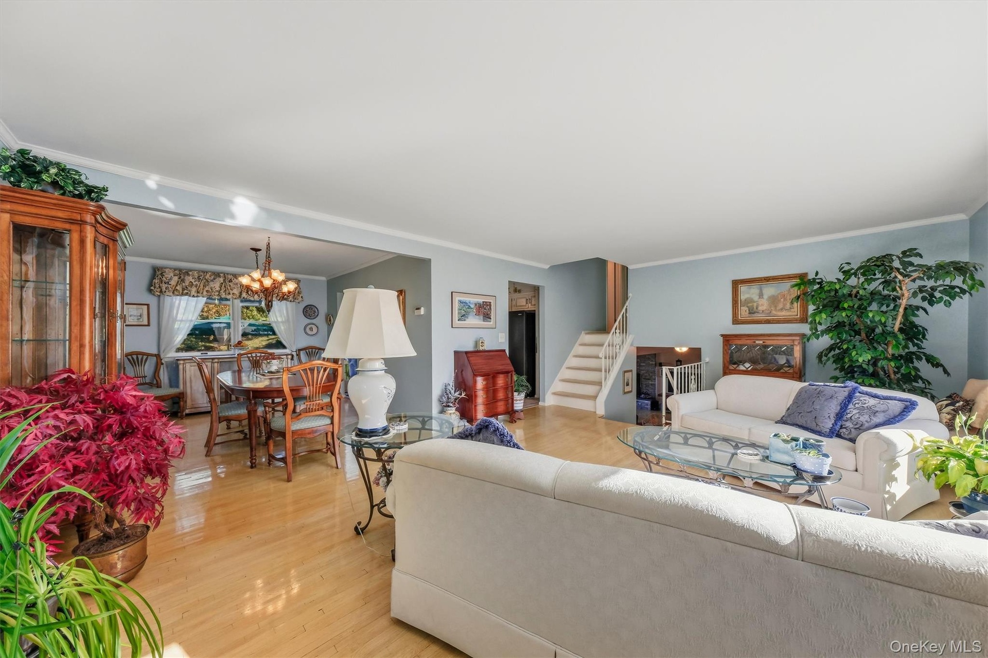 living and dining area