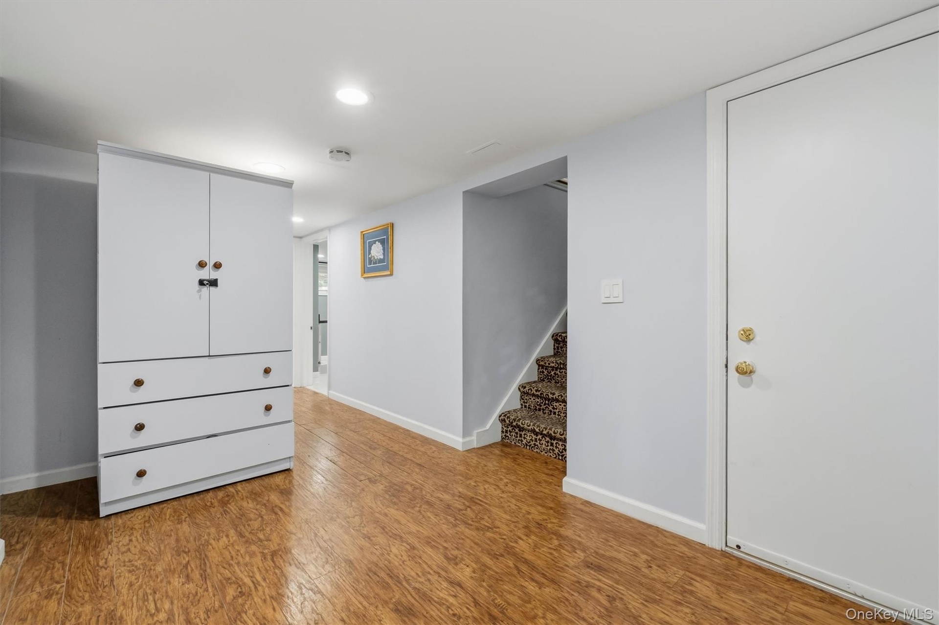 Easy access to one-car garage.