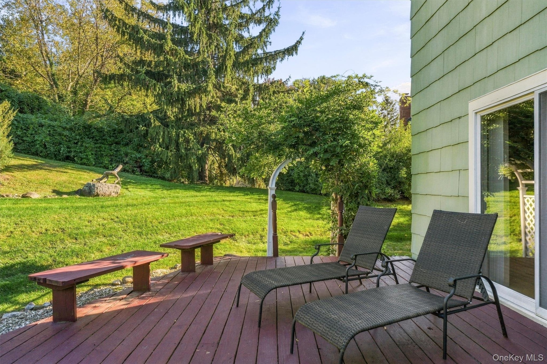 relax on private deck