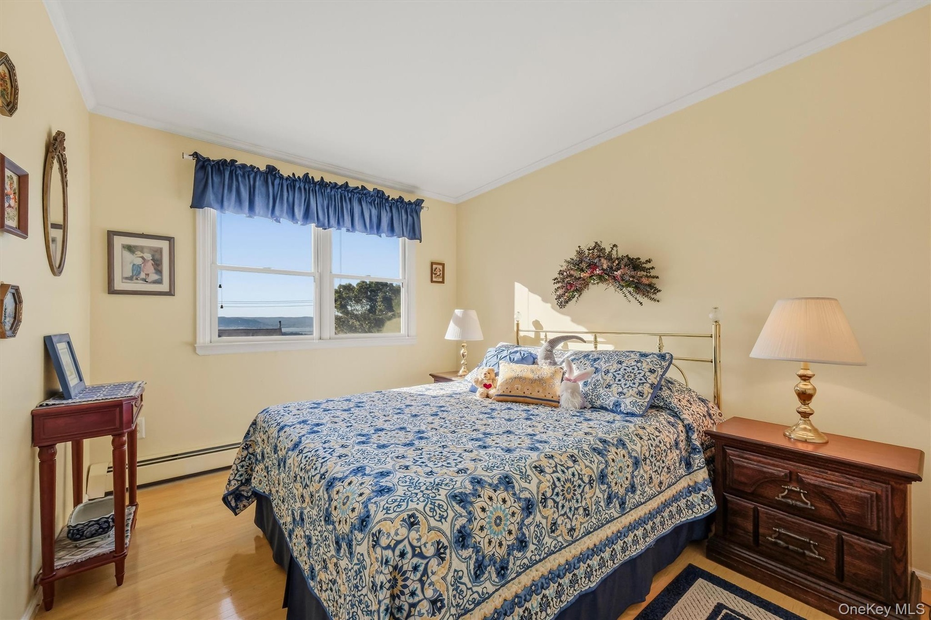 second bedroom with view of river