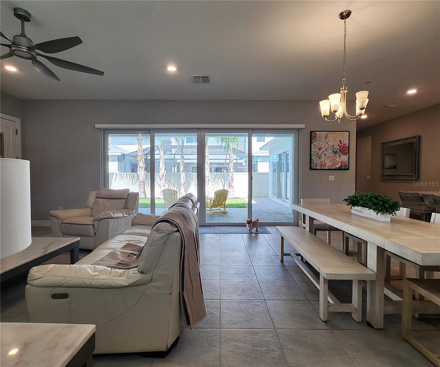 Main home: plantation shutters, remote controlled shade, large living room, dining area, large open kitchen, 3 bedrooms, 2 full bathrooms, 1 guest bat
