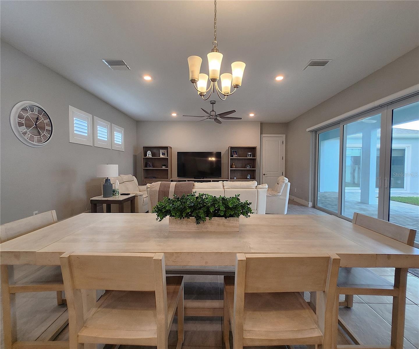 Main home: plantation shutters, remote controlled shade, large living room, dining area, large open kitchen, 3 bedrooms, 2 full bathrooms, 1 guest bat