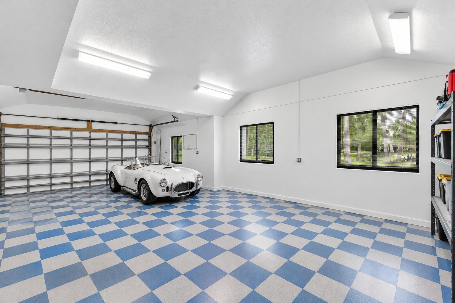 Attached 4 Car Garage