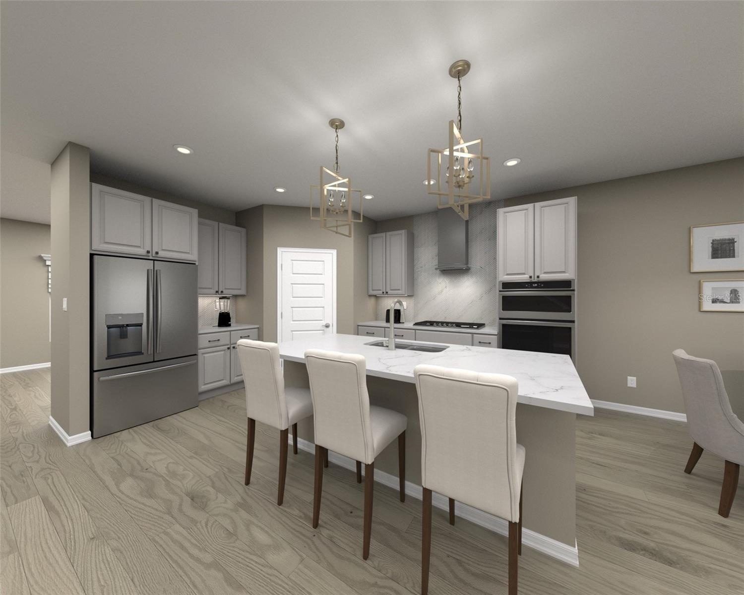 Photo is not of the actual home, but is an inspirational photo of builder’s model home and may depict options, furnishings, and/or decorator features 