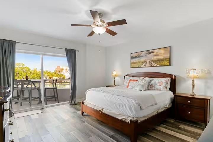 Primary Bedroom with patio access