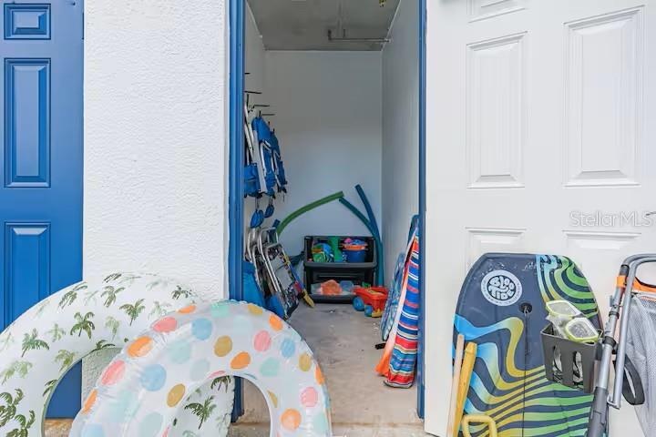 Assigned storage closet