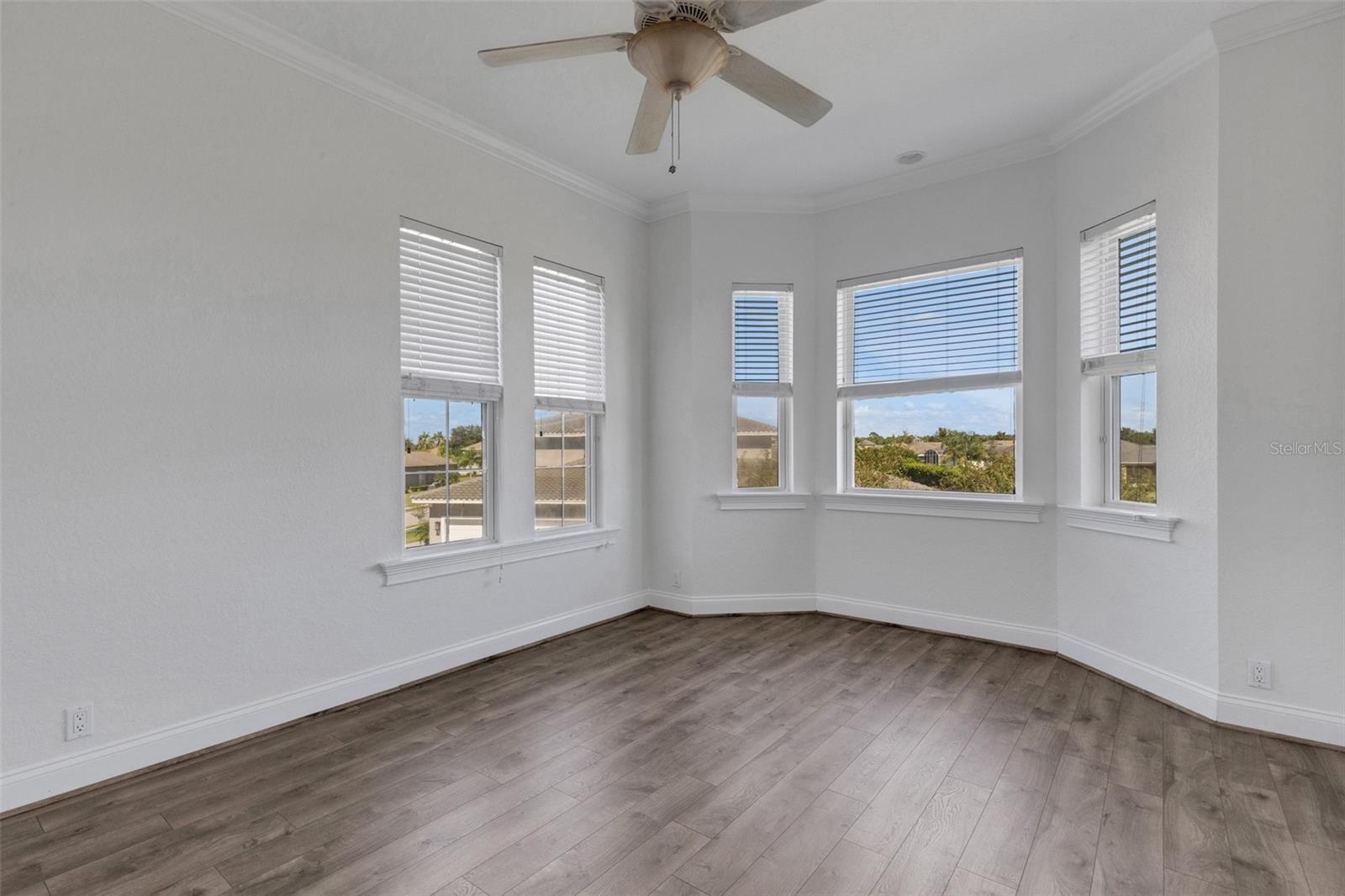 Bedroom# 5 has multiple windows . . .