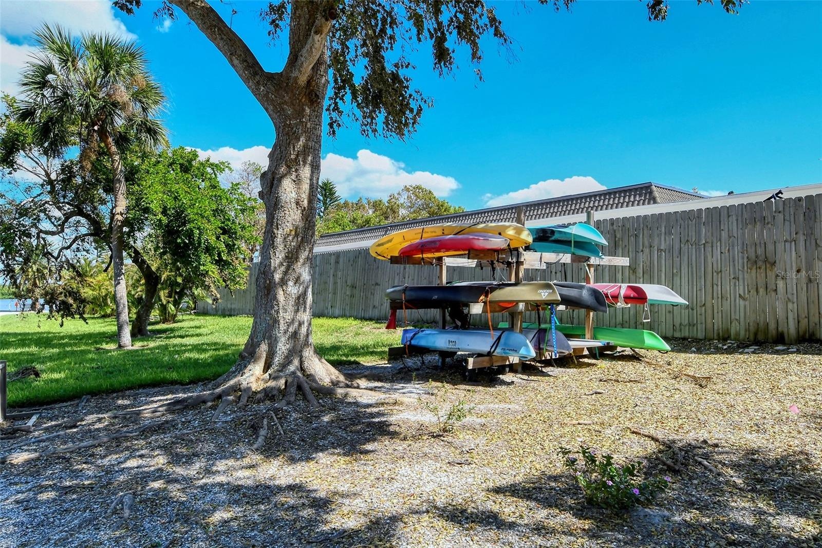 Kayak Storage at Both North & South Marinas!