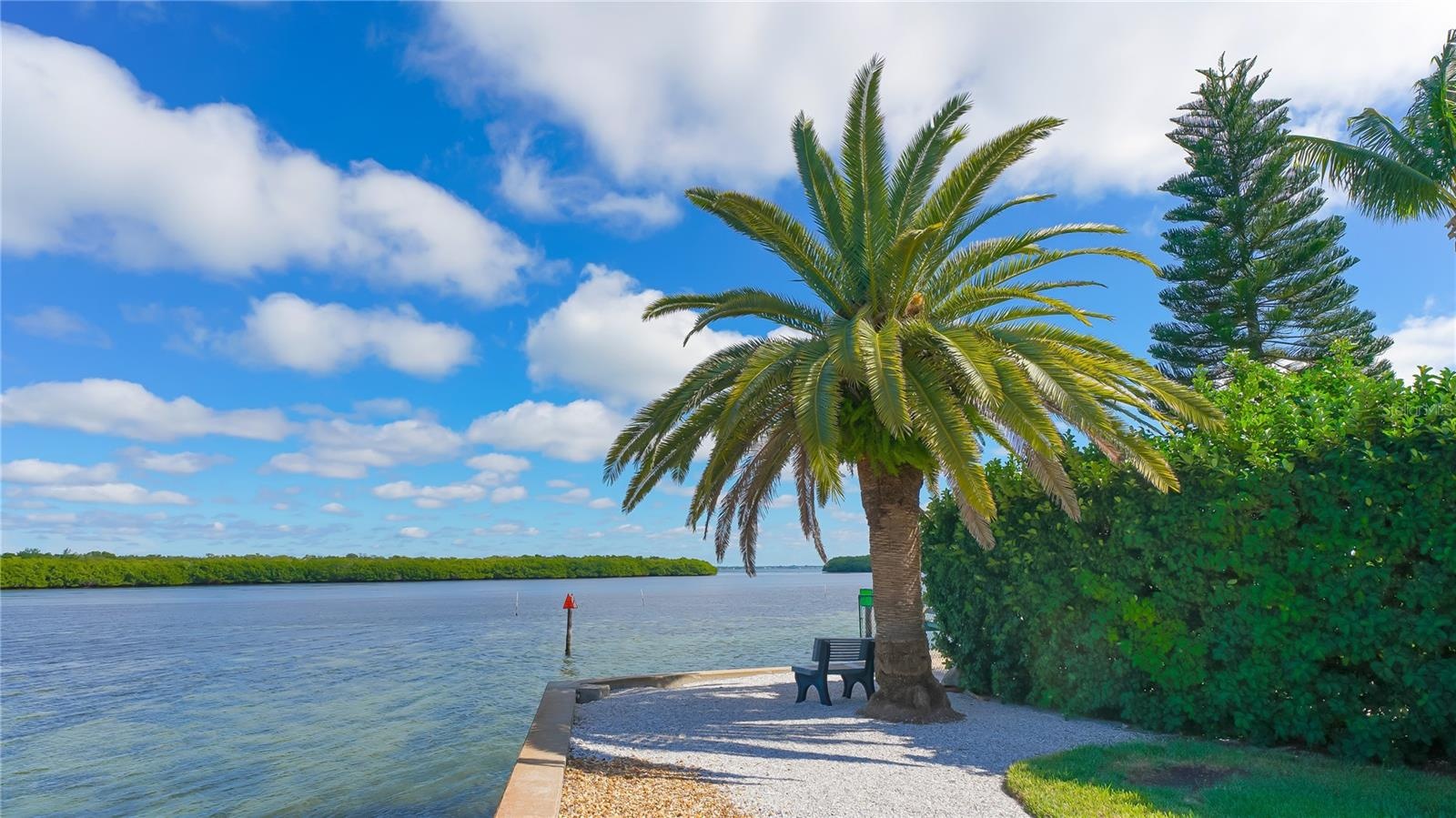 Tranquility Bench! Southern-most Point of Property!
