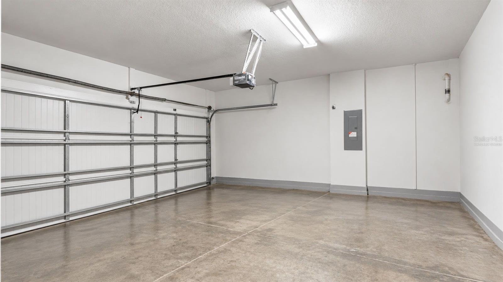 Virtually Staged-Garage-Upper Storage Throughout