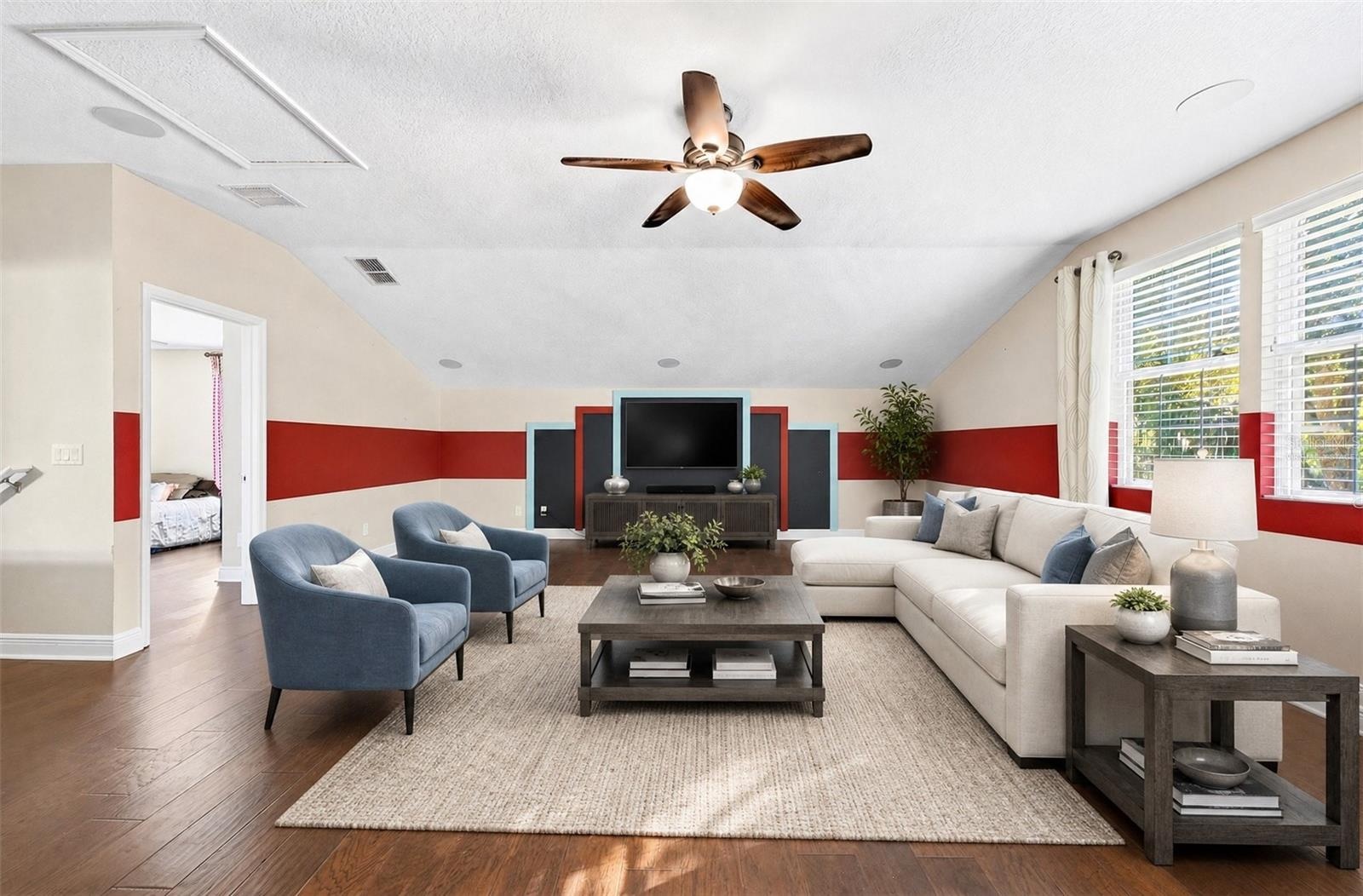 Huge bonus/loft. Virtually Staged.