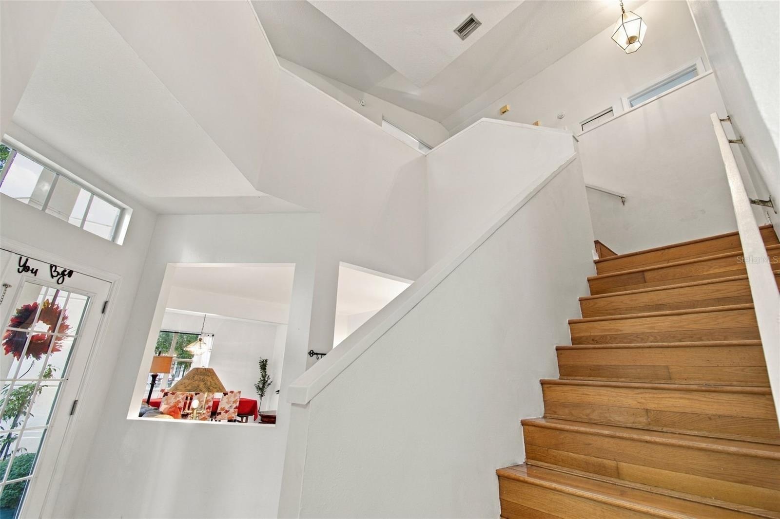 Stairs with Wood Flooring