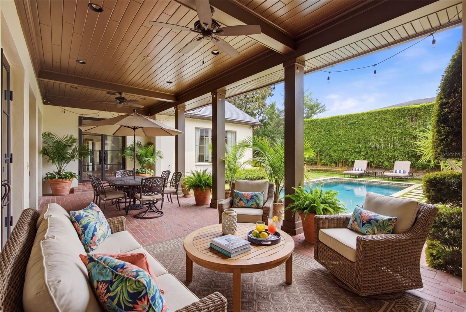 porch virtually staged
