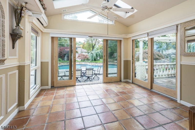 Sunroom off kitchen