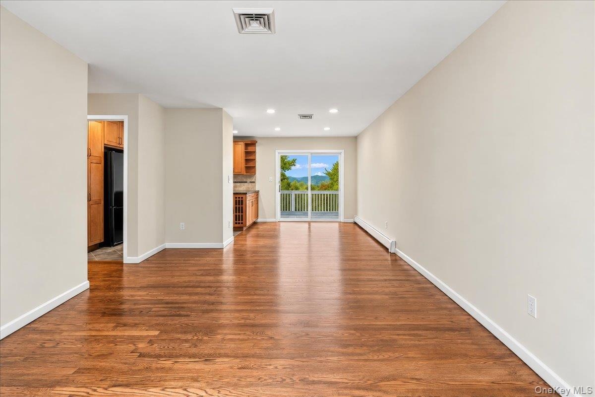 Beautiful Hudson River views can be enjoyed from the kitchen, dining room, and living room, bringing a scenic backdrop to everyday living.