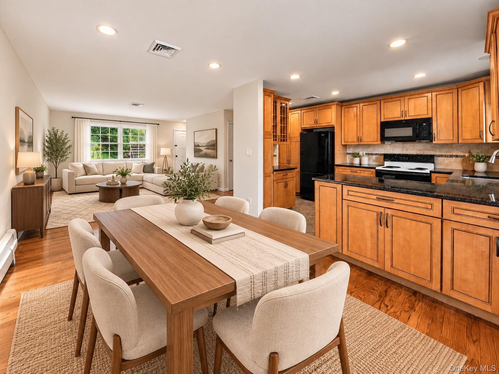 Virtually staged to illustrate potential furniture placement and décor.
