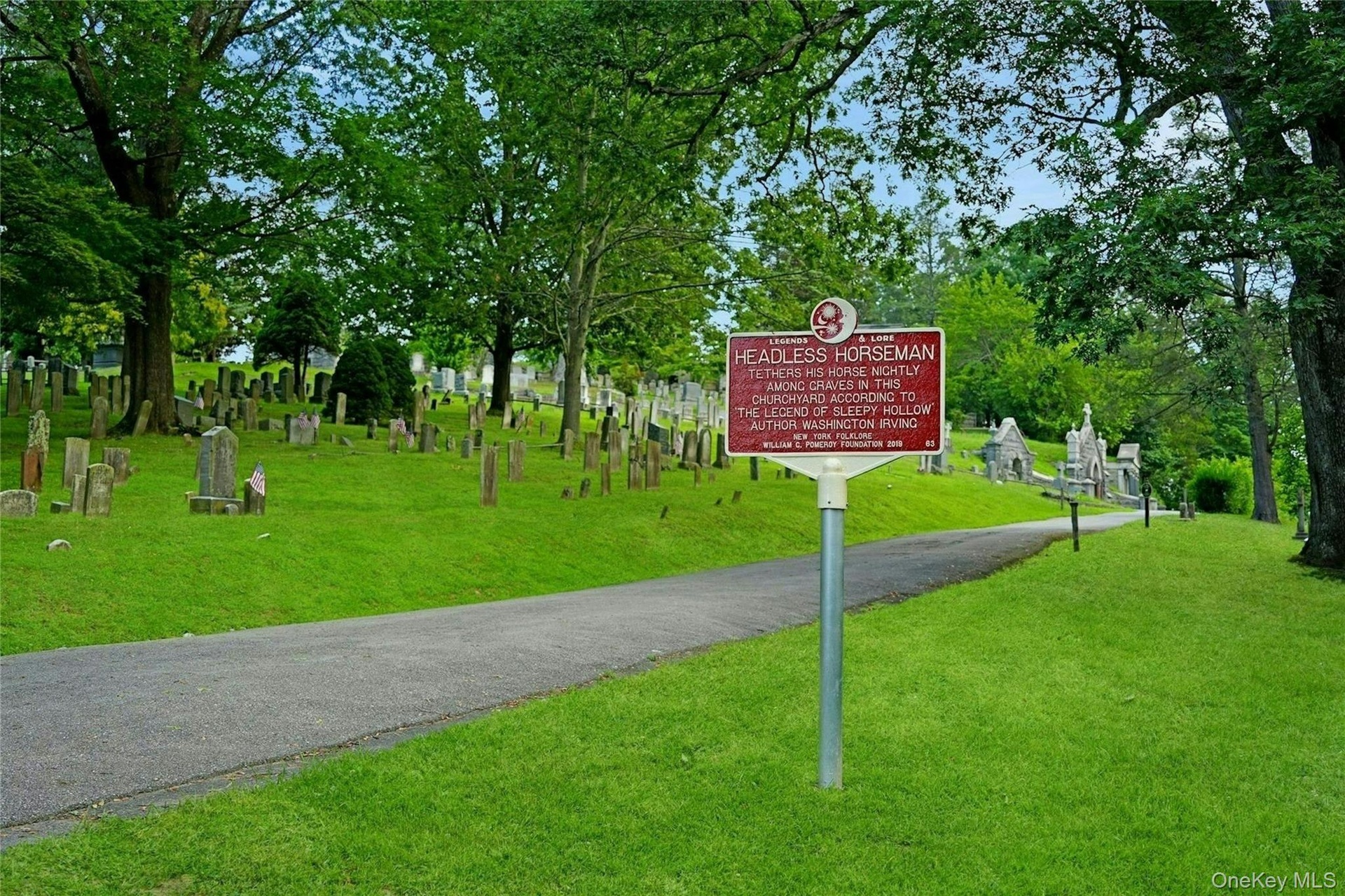 Come explore the Sleepy Hollow Cemetery, the final resting place of Washington Irving (and numerous other famous figures) whose 1820 short story "The 