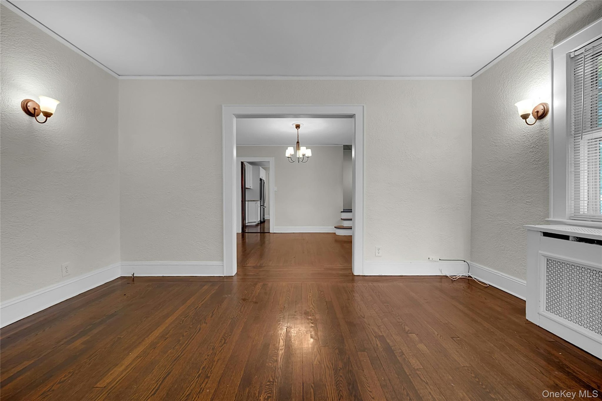 View from front door of 3-bed unit