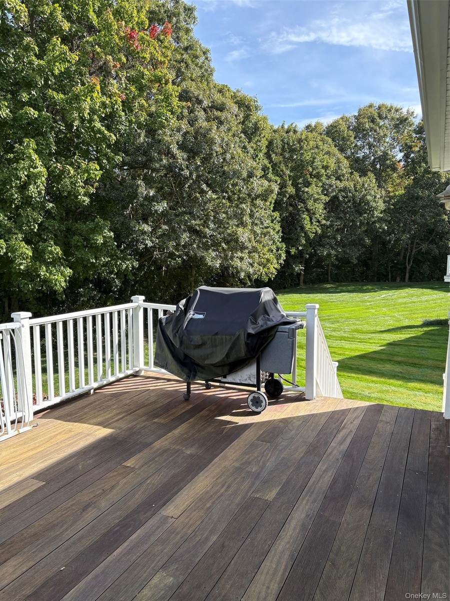 Another view of the Newly Powerwashed and sealed Deck