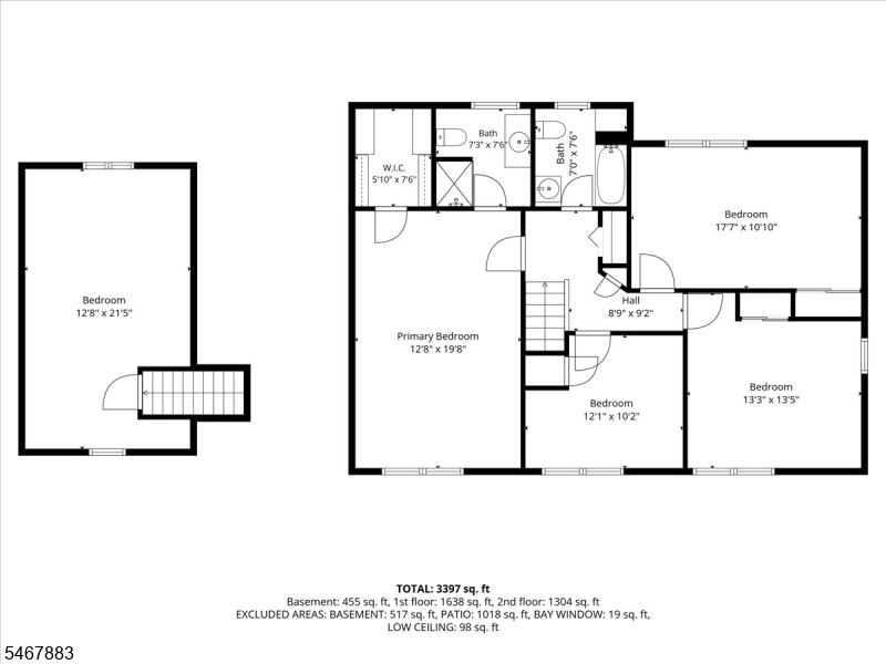 Floor Plan - Second Floor