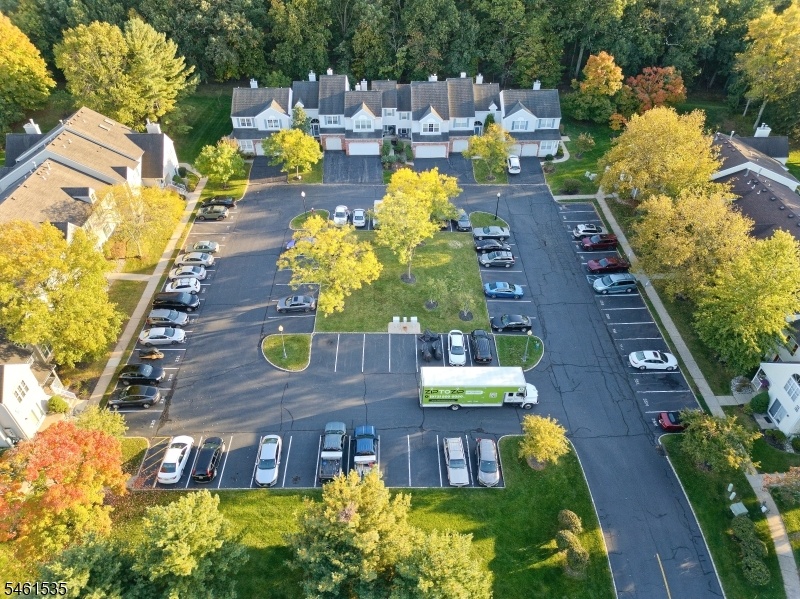 Drone Shot of parking lot