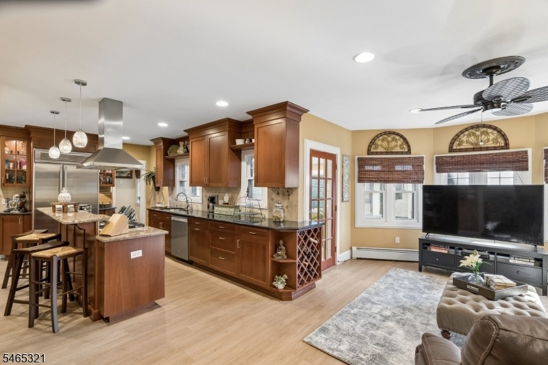 Kitchen and Family Room