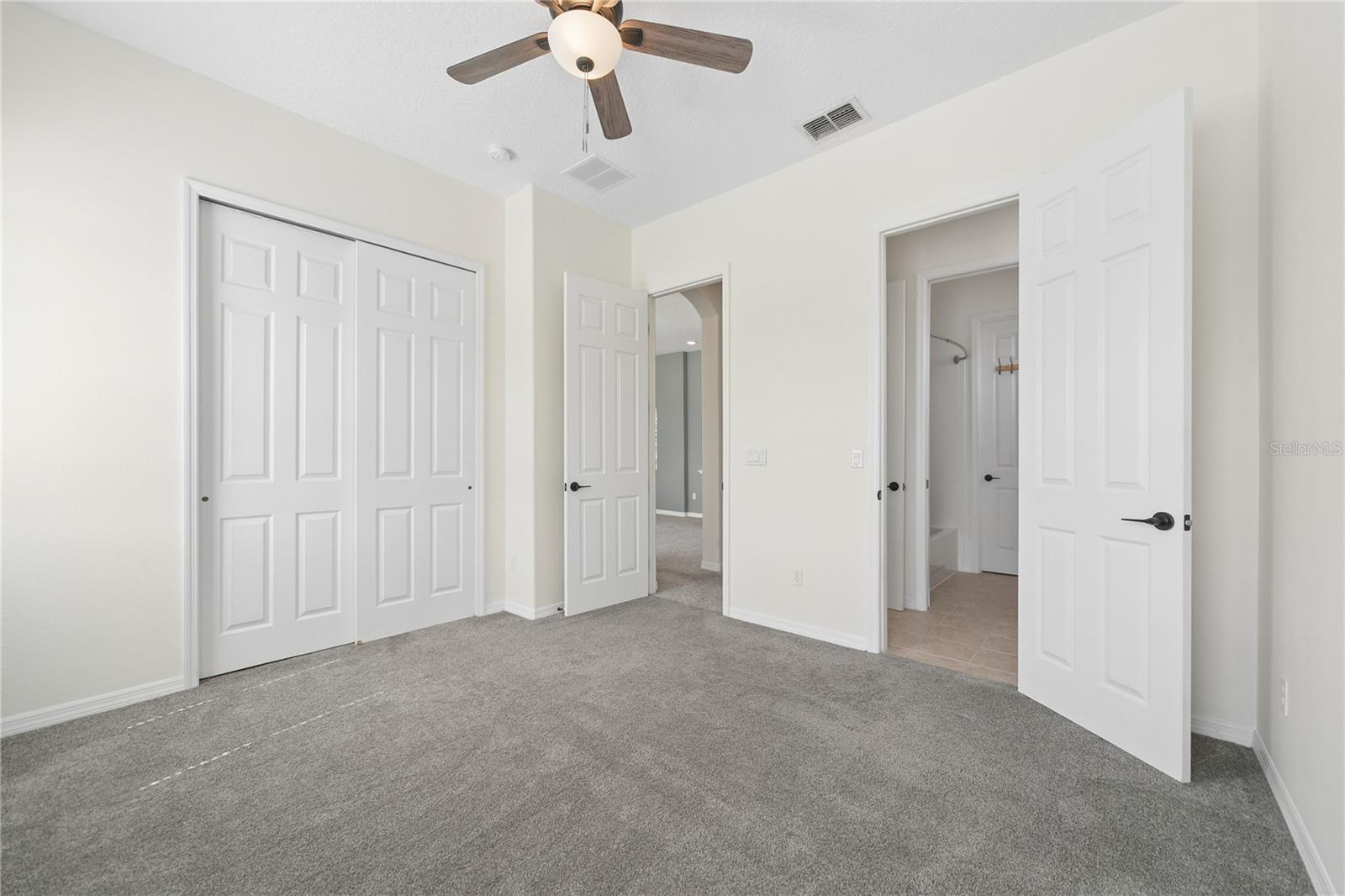 Bedroom 4 showing shared ensuite.