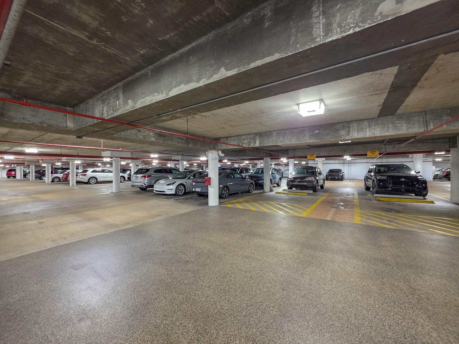 Underground, secured parking.