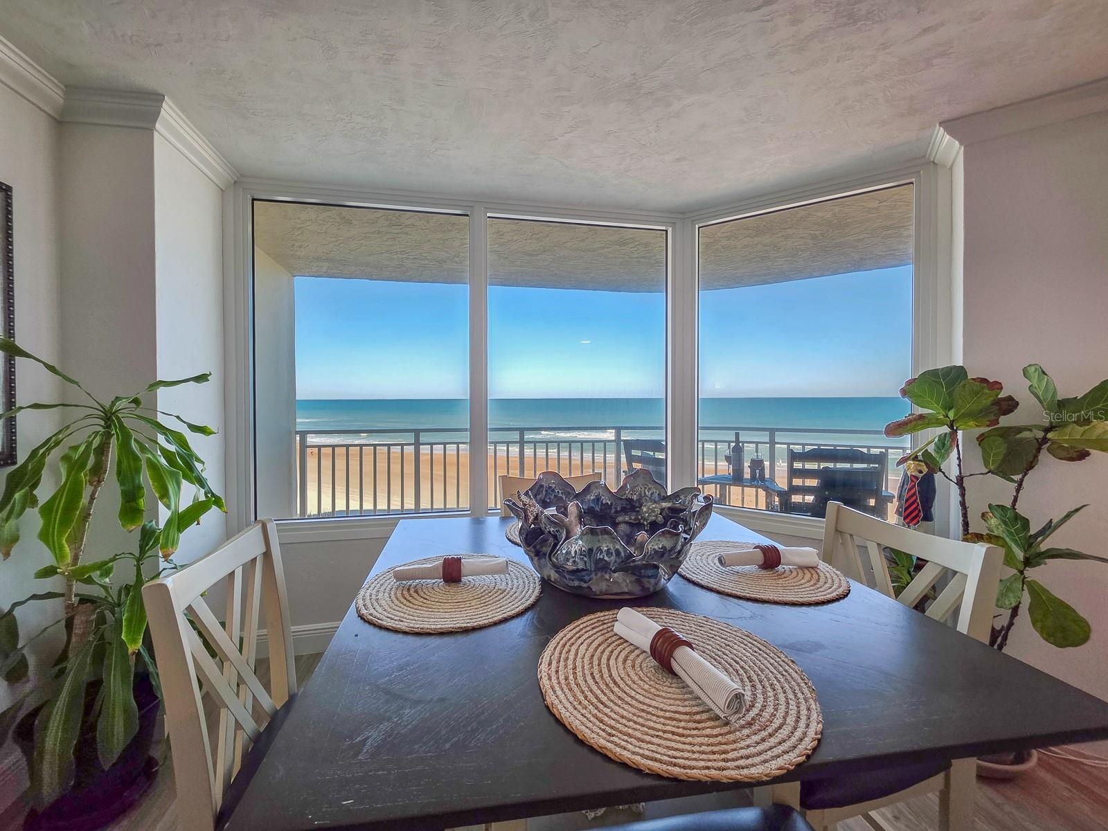Dining area with a view