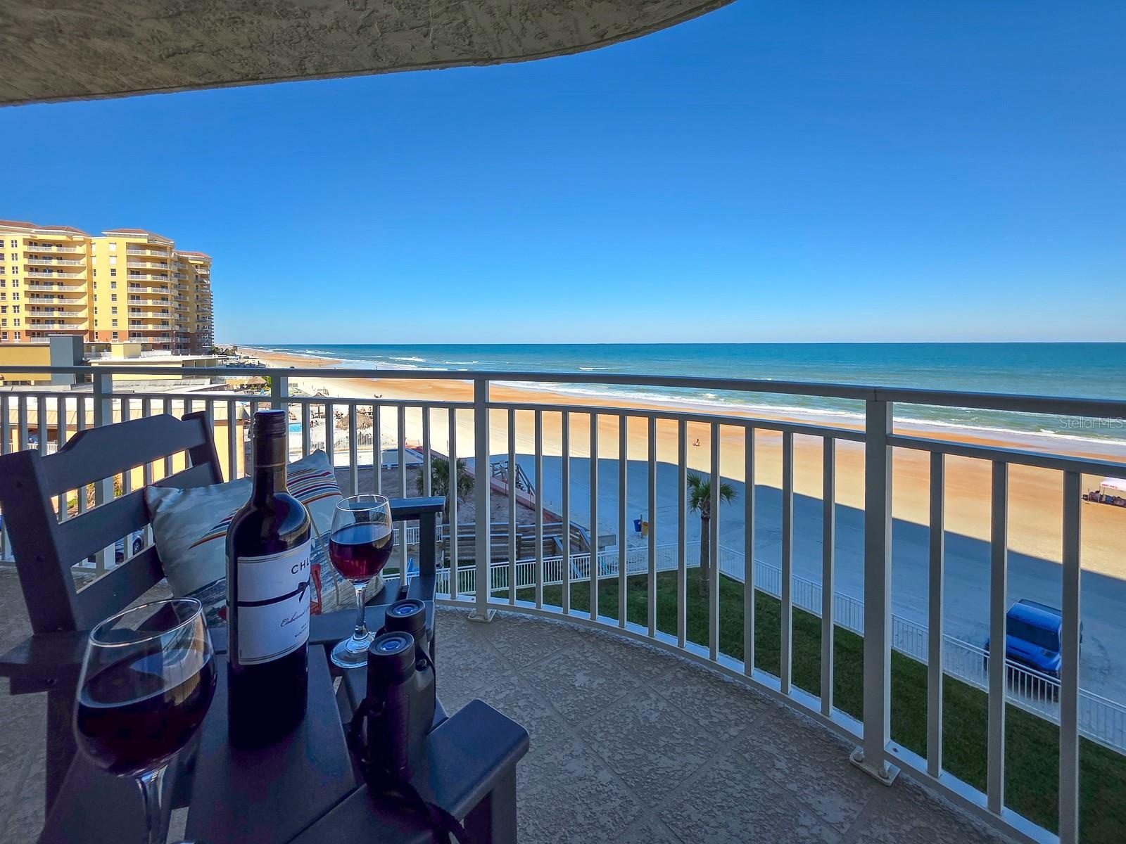 Balcony views to the Northeast