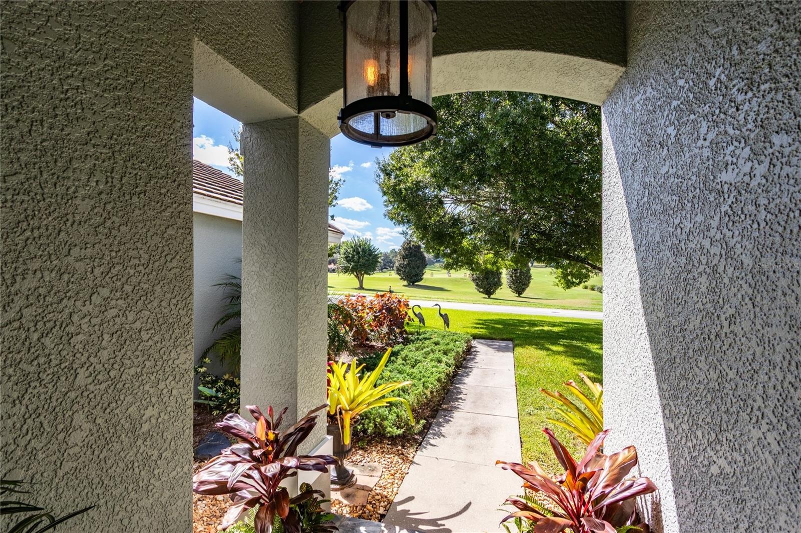 Front entry with view of front driving range