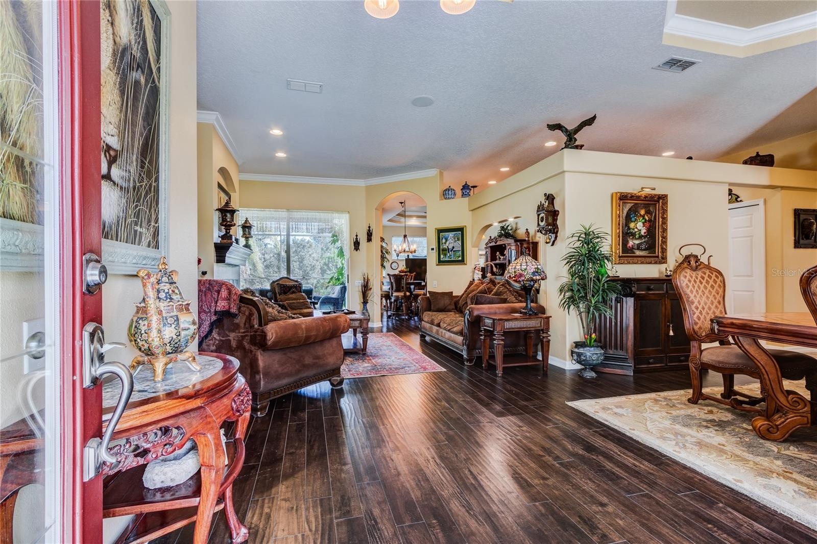 engineered hardwood floors in formal areas