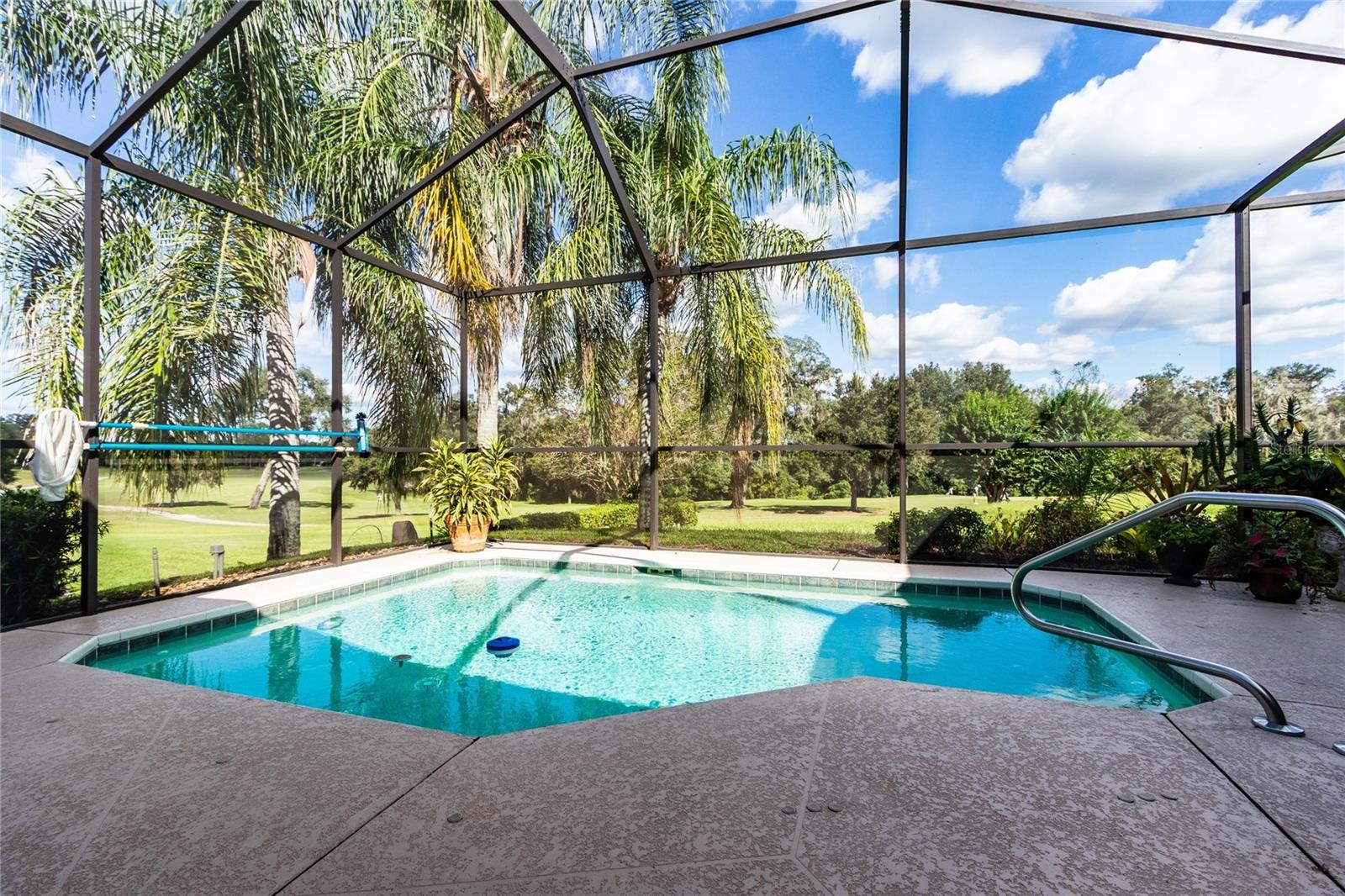 Pool with AWESOME Golf Course views!