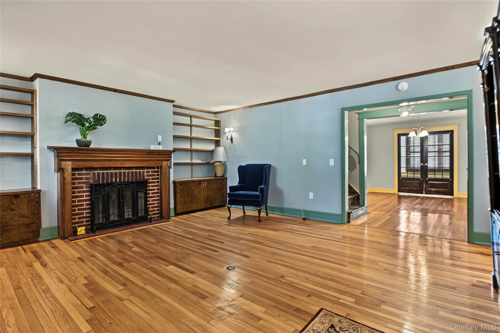 gleaming wood floors