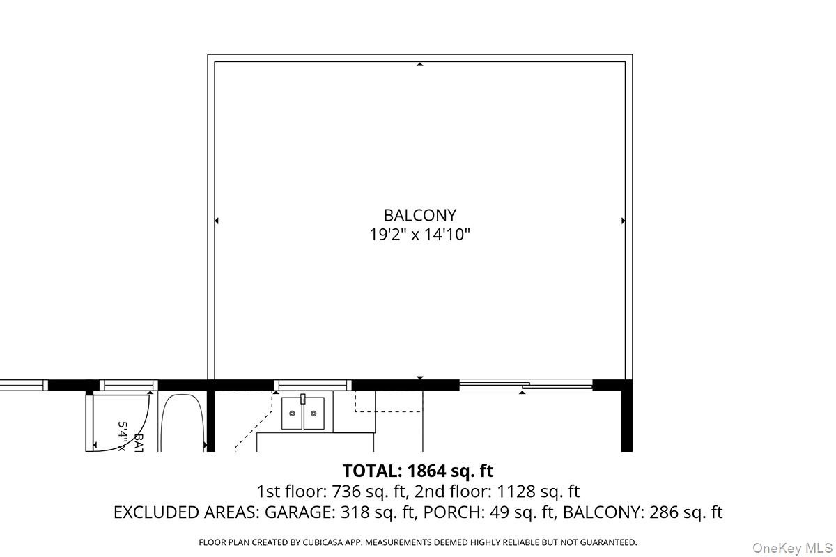 Floor Plan: Deck (off main floor)